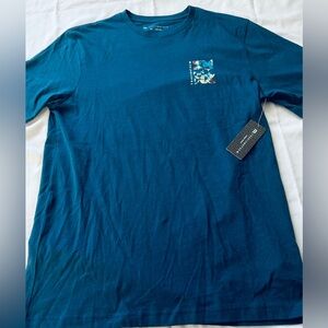 Travis Mathew Men's Golf T-Shirt Size M “Return Ticket” NEW Graphic Back